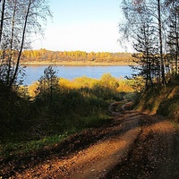 Дорога к реке Ока