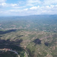 Вид с горы Монсеррат