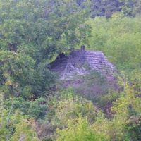 Крыша старой хаты.