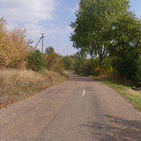 Дорога в сторону Ивановки.