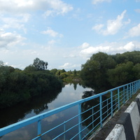 Вид на реку Ясельду с автомобильного моста