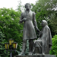 Пушкин и Арина Родионовна