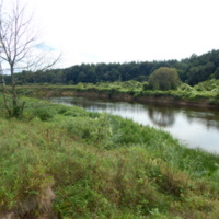 Возле деревни протекает река Дрисса.