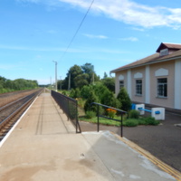 Станция "Свольна" (на железнодорожной линии Полоцк - Верхнедвинск).