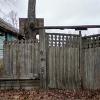 забор и ворота во двор дома в д. Новинки