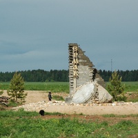Памятник Ермаку Тимофеевичу в окрестностях д. Коровинская