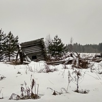 разрушенная заброшенная деревня Мелехов Починок