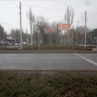 Бульвар Шахтостроителей.Вид на север от бульвара Шевченко.