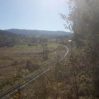 Железная дорога и Карпаты.