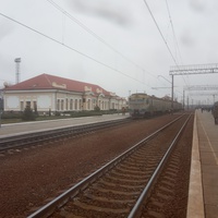 Западная сторона вокзала станции Павлоград-1.