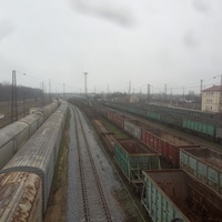 Восточная сторона станции Павлоград-1.