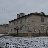 Двухэтажные дома на улице Колхозной в селе Звягинки