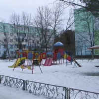 Детская площадка посёлка санатория "Озеро Белое"