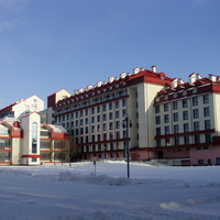 Основной корпус санатория "Озеро Белое" с 3-х этажной столовой