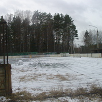 Хоккейная коробка стадиона посёлка санатория "Озеро Белое"