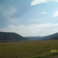 Вид на горы вблизи д. Таш- Асты