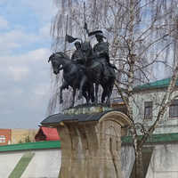 Борисоглебский мужской монастырь. Памятник Борису и Глебу.