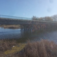 Автомобильный мост через реку Самара.
