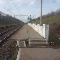 Железнодорожная платформа 1061 км.