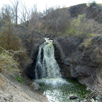 Водопад на Курячанском ставке.