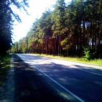 Трасса р298 вблизи Красовки.