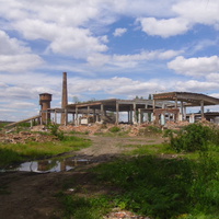 Руины завода