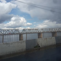 Железнодорожный мост через реку Самара.