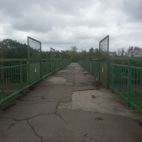 Переходной мост на станции Орловщина.