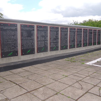 Плиты с именами погибших воинов, освободителей села Богдановка.