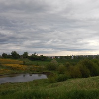 Деревня Пушкарная. Вид на Заикин пруд.