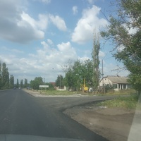 Въезд в село со стороны Марьевки.