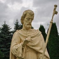 Костёл св. Троицы в Гервятах - скульптуры
