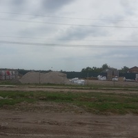 Вид на село с трассы М-14.