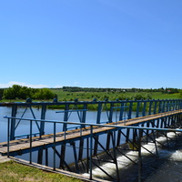 Плотина на реке Зуша.