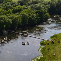 Река Зуша в районе села Вяжи-Заверх