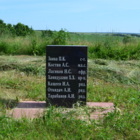 Могила павших советских воинов в селе Вяжи-Заверх