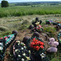 Могила павших советских воинов в селе Вяжи-Заверх, 2020 год