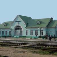 Железнодорожный вокзал.