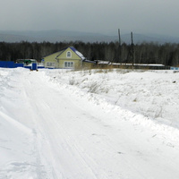 Село Чебаки зимой
