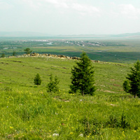Вид на Кобяково с гора Ашпа