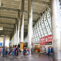 Интерьер аэровокзала.
