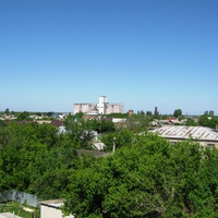 Вид на Мокроус со здания универмага.