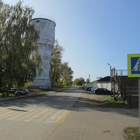 Водонапорная башня на улице Вокзальная.