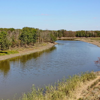 Река Белая у хутора