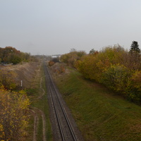 Железная дорога в районе 1-ой Курской улицы