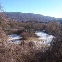 Вид на село Хасанья с Ботанического сада КБР