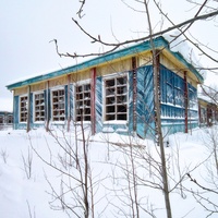 заброшенное здание школы в д. Березовка