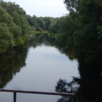 Река Дрисса (вид с моста у д.Янковичи)