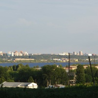Вид на центр с микрорайона Гайва