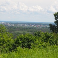 Вид на Павловск из Белогорья